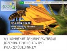 Tablet Screenshot of bdoel.de
